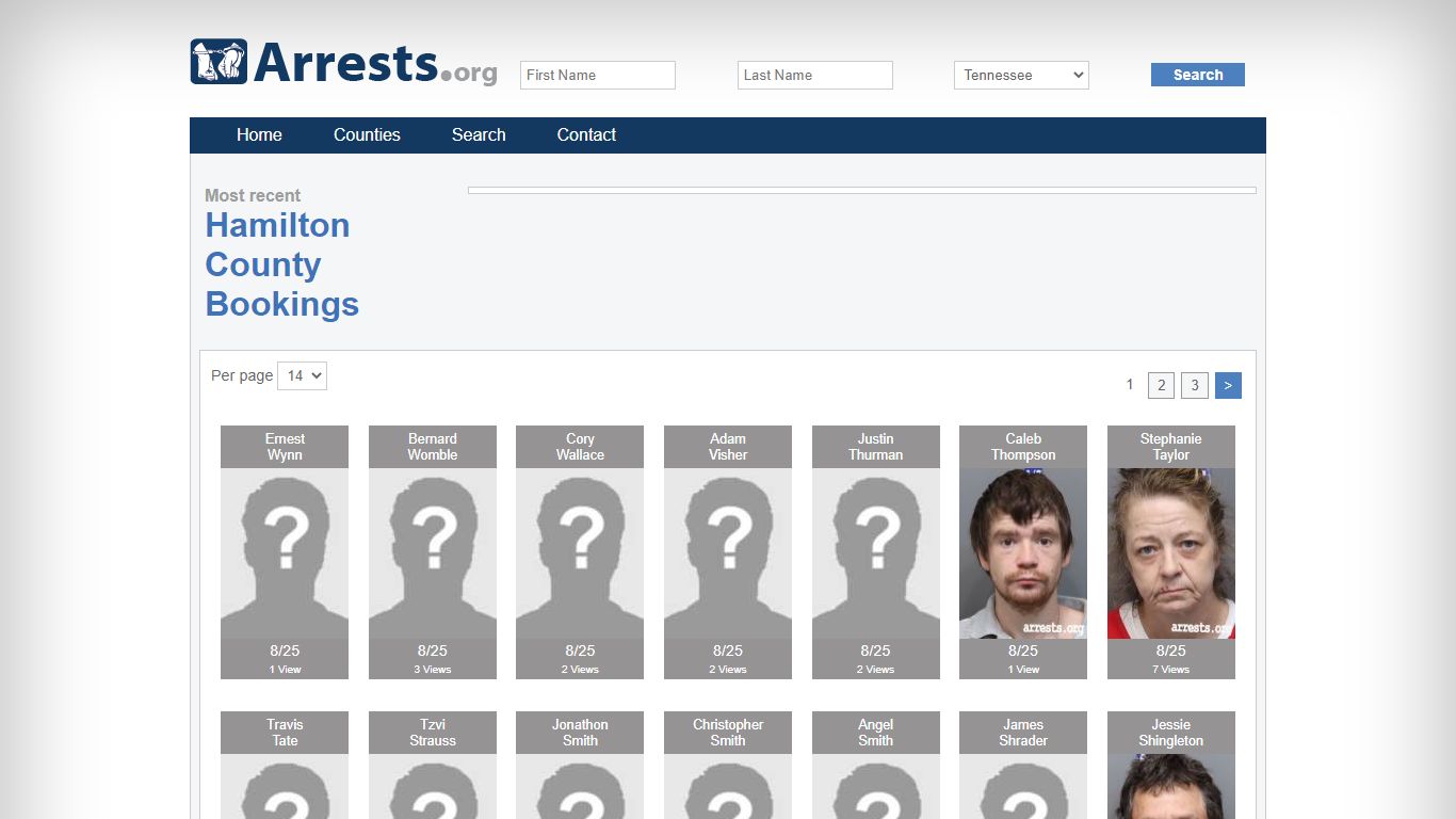 Hamilton County Arrests and Inmate Search